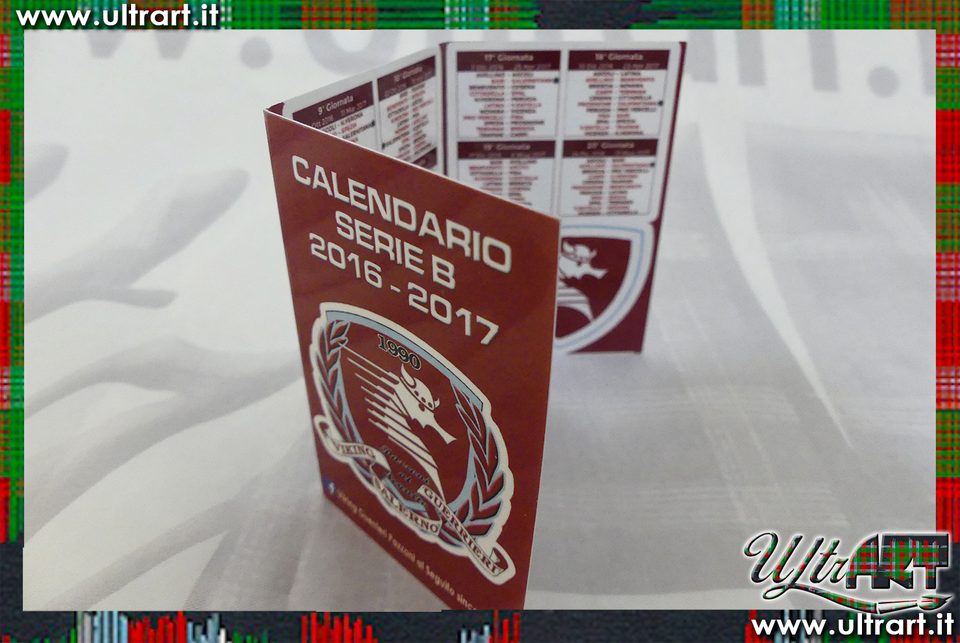 Calendarietti tascabili Serie B personalizzati per la tifoseria