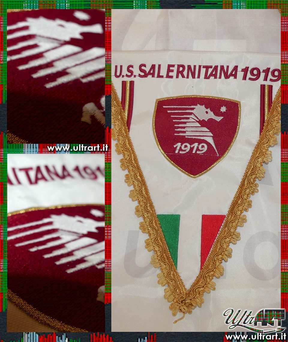 Gagliardetti US Salernitana 1919 ricamati e stampati